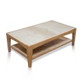 Catalina Coffe Table Travertine Top