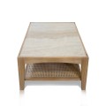 Catalina Coffe Table Travertine Top