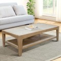 Catalina Coffe Table Travertine Top