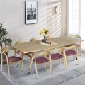 Dining Table Oval Top In Teak New Size