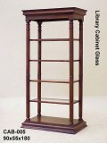 Display Rack Cabinet Glass Shelved