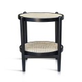 Side Table Junifer Round Tapper Legs Black Color