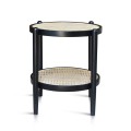 Side Table Junifer Round Tapper Legs Black Color