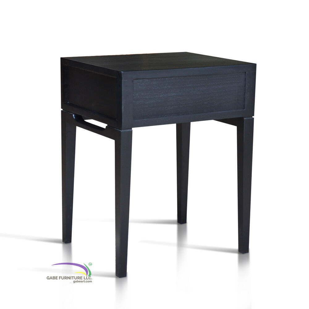 Bedside Table In Teak With One Drawer B