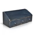 3 Drawers Cabinet  Rustic Black icon