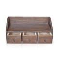 3 Drawers Cabinet  Rustic Light Brown icon