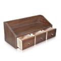 3 Drawers Cabinet  Rustic Light Brown icon