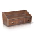 3 Drawers Cabinet  Rustic Light Brown icon