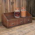 3 Drawers Cabinet  Rustic Light Brown icon