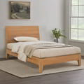 Arc Bed In Teak Mattress Size109x193 icon