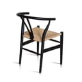 Arm Chair Chinese In Teak With Loom Weaving Seat icon