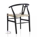 Arm Chair Chinese In Teak With Loom Weaving Seat E icon