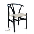 Arm Chair Chinese In Teak With Loom Weaving Seat F icon