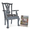 Arm Chair Mini Silver Zebra