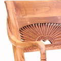 Arm Chair Rafles Wooden Seat icon