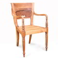 Arm Chair Rafles Wooden Seat icon