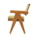 Armchair Summer In Teak With Rattan Back And Seat - Natural Colour icon