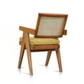 Armchair Summer In Teak With Rattan Back And Seat - Natural Colour icon