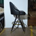 Bar Chair Swivel With Antique Brass icon