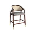 Barstool Tina Rattan With Brass Legs icon