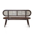 Bench In Teak With Rattan Lias - Rby Color icon