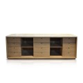 Cabinet Original With Travertine Top Teak