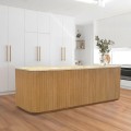 Cabinet Original With Travertine Top Teak