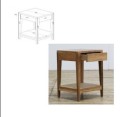 Catalina Bed Side Table - New Size