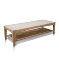 Catalina Coffe Table Travertine Top 145