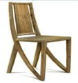 Chair Nice With Solid Back Lean - Teak icon