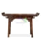 Front view of Chinese Altar Table, an orental style console table 2 drawers made of teak wood