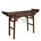 Chinese Altar Table, an orental style console table 2 drawers made of teak wood detailed view