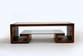 Coffe Table With Shelf In Glass icon