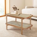 Coffee Table Junifer Rattan With Shelve