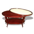 Coffee Table Oval With Tray icon