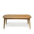 Coffee Table Rugby Shape Tapered Legs icon