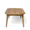 Coffee Table Rugby Shape Tapered Legs icon