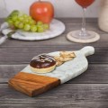 Cutting Board Padle 1 Marble Teak icon