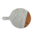 Cutting Board Pizza Marble Teak