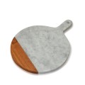 Cutting Board Pizza Marble Teak