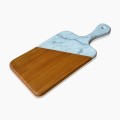 Cutting Board Plat2 Marble Teak