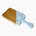 Cutting Board Plat2 Marble Teak