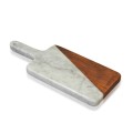 Cutting Board Plat2 Marble Teak