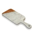 Cutting Board Plat3 Marble Teak