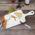 Cutting Board Plat3 Marble Teak