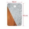 Cutting Board Recta Marble Teak icon