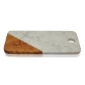 Cutting Board Recta2 Marble Teak