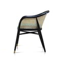 Dining Chair Round Back And Arm With Rattan Teak icon