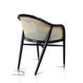 Dining Chair Round Back And Arm With Rattan Teak C icon