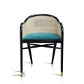 Dining Chair Round Back And Arm With Rattan Teak F icon